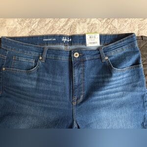 Style&co Women’s Stylish Blue Denim Jeans- size 18w